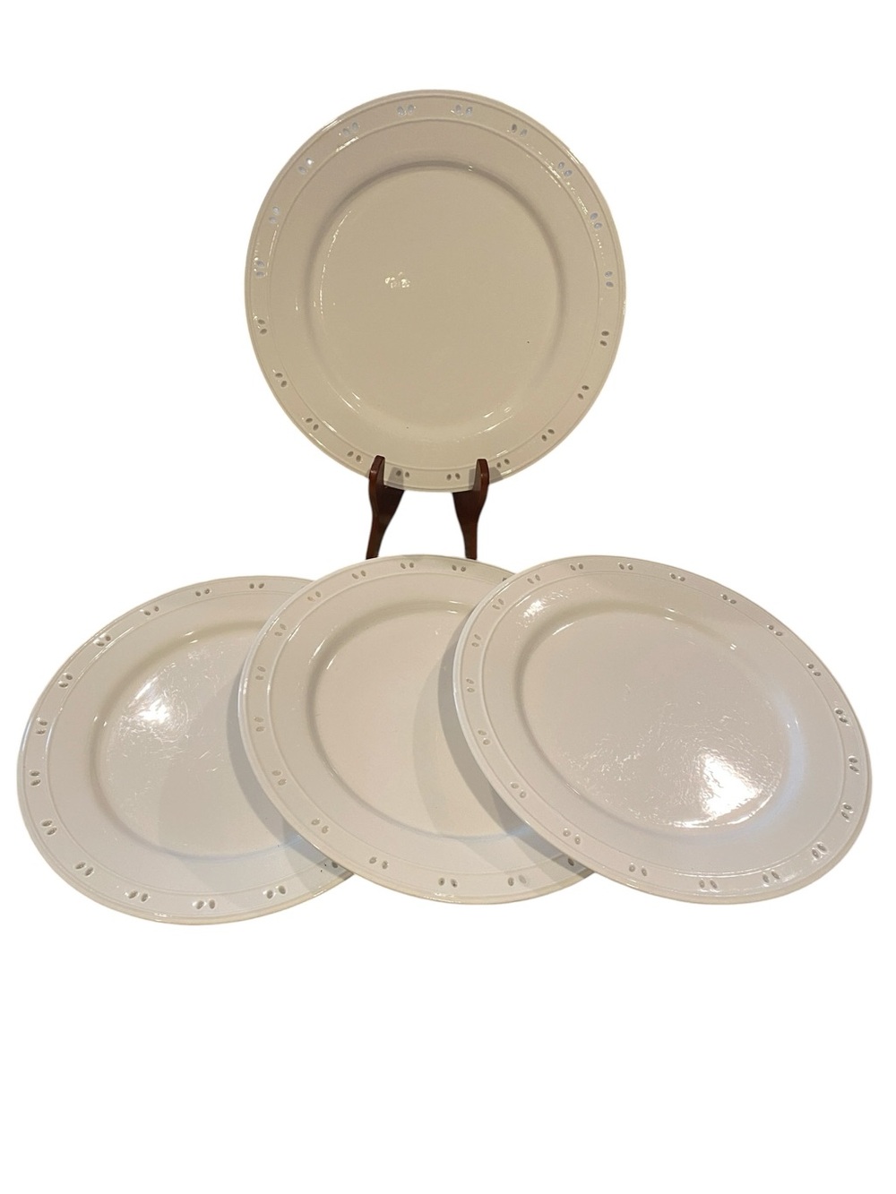 Maya by The Cellar Set of 4 Dinner Plates 11”